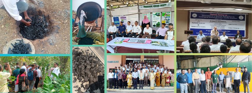 collage of images of progressive biochar society